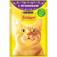 Корм Friskies для кошек с ягненком в подливе 85гр