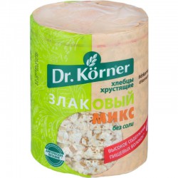 Хлебцы "Dr. Korner" Злаковый микс без соли 90гр