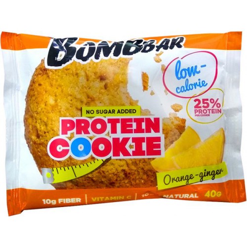 Печенье "BOMBBAR" протеин. Апельсин-имбирь 40 гр.