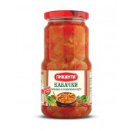 Кабачки Пиканта печёные в томатном соусе