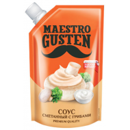 Соус "Maestro Gusten" Сметанный с грибами 200гр