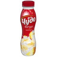 Питьевой йогурт Чудо Ананас-банан 2,4% 270 г бзмж