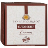 Мороженое "Б.Ю. Александров"  в темном шок. с ванилью 15% 4 шт.