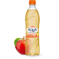 Вода минеральная Aqua Minerale с соком яблока газированная 0,6 л