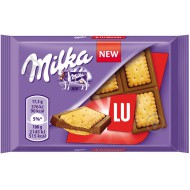 Шоколад Milka LU молочный с печеньем LU 35гр