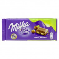 Шоколад "Milka" whole hazelnuts 95гр