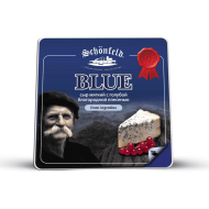 Сыр"Schonfeld" Blue с голубой плесенью 54% 100 гр.