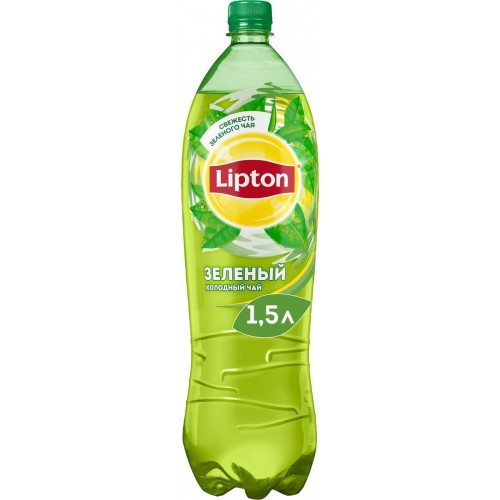 Холодный чай Lipton зеленый 1.5л