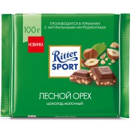 Шоколад "Ritter Sport" Лесной орех 100 гр.