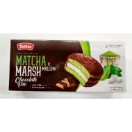 Печенье "Chocolate Pie" в шок. глазури с зеленым чаем Matcha and Marshmallow 150гр 
