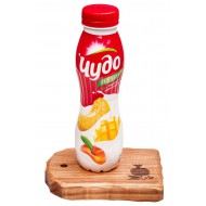 Питьевой йогурт Чудо Персик-манго-дыня 2,4% 270 г бзмж