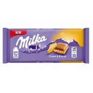 Шоколад "Milka" Cream & Biscuit 100гр.