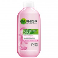 Тоник для лица Garnier Основной уход Розовая вода успокаивающий витаминный для сухой и чувствительной кожи 200 мл