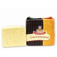 Сыр Сметанковый "Бабушкина Крынка" 50% 1кг