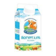 Йогурт "Коровка из кореневки" Без сахара 2,5% 450гр