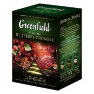 Чай Greenfield Redberry Crumble в пирамидках 1,8 г 20 шт