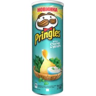 Чипсы Pringles Сметана и зелень 165 гр.
