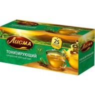 Чай "Лисма" Тонизирующий зеленый 25 пак