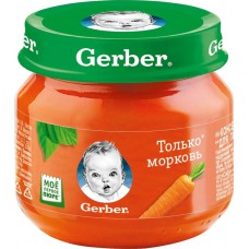 Пюре "Gerber" морковь 80 г