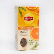 Чай черный Lipton с апельсином и листьями розмарина 25 пак
