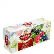 Чай черный Майский Лесные ягоды в пакетиках 1,5 г 25 шт