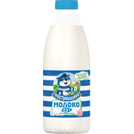 Молоко Простоквашино пастеризованное 2,5% 930 мл бзмж