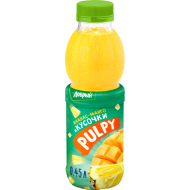 Напиток Добрый Pulpy ананас манго с кусочками ананаса 0,45 л
