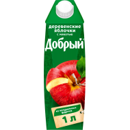 Нектар Добрый деревенские яблочки 1л