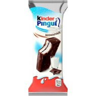 Пирожное бисквитное Kinder Pingui покрытое темным шоколадом с молочной начинкой 30г