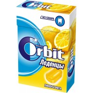 Леденцы Orbit с ароматом лимона и мяты