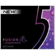 Жевательная резинка Fusion 5 Ягодная волна 31,2гр