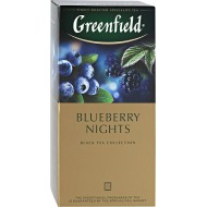 Чай черный Greenfield Blueberry Nights в пакетиках 1,5 г 25 шт