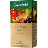 Чай черный Greenfield Currant & Mint пакетированный 25 х 1,8