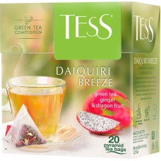 Чай зеленый Tess Daiquiri Breeze в пирамидках 1,8 г 20 шт