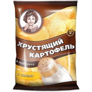 Чипсы "Хрусткарт" с солью 160 г