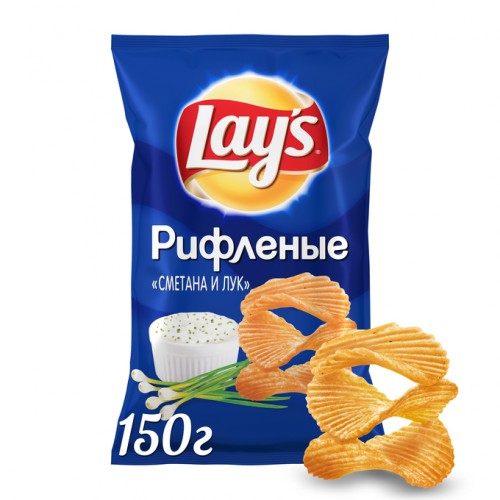 Чипсы Lay’s Max сметана и лук 150 г