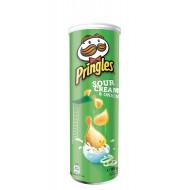 Чипсы Pringles сметана и лук 165гр