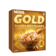 Кукурузные хлопья Nestle Gold Flakes с медом и арахисом 300 г