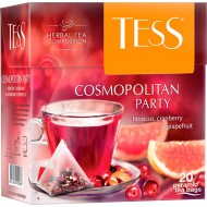 Чай "Tess" Cosmopolitan Party в пирамидках 2 г 20 шт