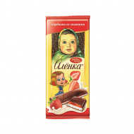 Шоколад "Аленка" Клубника со сливками 87 гр