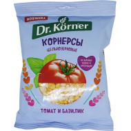 Чипсы Dr. Korner кукурузно-рисовые с томатом и базиликом 50 г