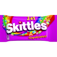 Драже Skittles 2 в 1 в сахарной глазури