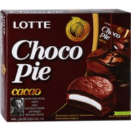 Печенье Choco Pie Lotte шоколадное глазированное 336 г
