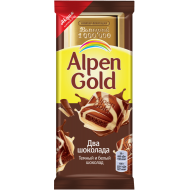 Шоколад Alpen Gold два шоколада
