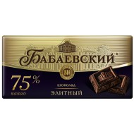 Шоколад Бабаевский Элитный горький 75%