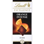 Шоколад Lindt Excellence горький с кусочками апельсина и миндаля
