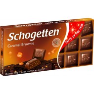 Шоколад Schogetten Caramel Brownie молочный с карамелью 30%