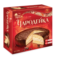 Торт Черемушки Чародейка бисквитный в шоколаде