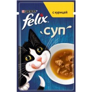 Корм Felix суп для кошек с курицей 48 г