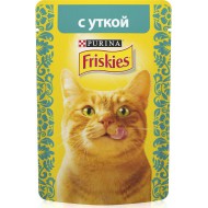 Корм Friskies для кошек с уткой в подливе 85гр